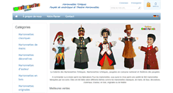 Desktop Screenshot of marionnettes-poupees.com